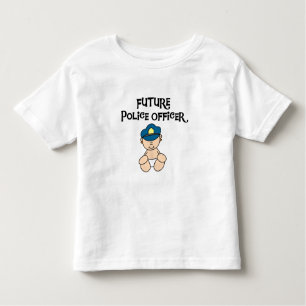 Camiseta De Bebé Oficial de policía futuro del bebé