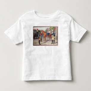 Camiseta De Bebé Oficial y guardia del guardia real en 1826