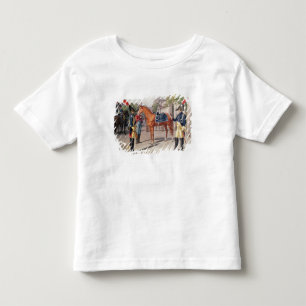Camiseta De Bebé Oficial y guardia del guardia real en 1826