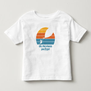 Camiseta De Bebé ¡Oh, los lugares a los que irás! Atardecer Retro