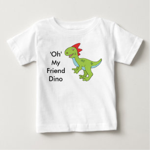 Camiseta De Bebé "Oh mi amigo Dino", Camiseta bebé