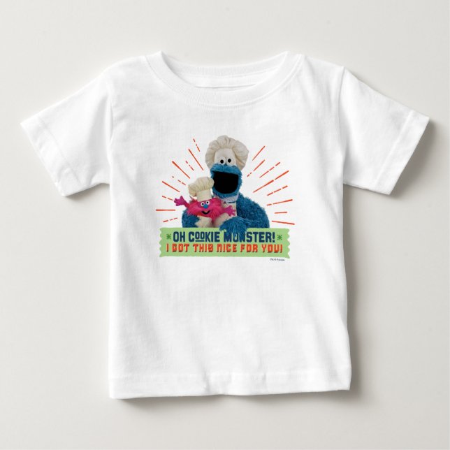 Camiseta De Bebé ¡Oh Monstruo Cookie! Tengo Esto Bien Por Ti (Anverso)