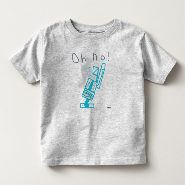 Camiseta De Bebé ¡Oh no! desastre de vacío (Anverso)