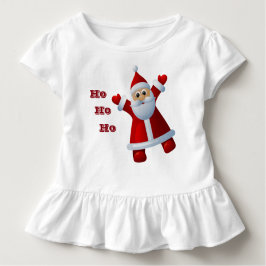 Camiseta De Bebé ¡Oh! ¡Oh! ¡Oh! Cute Santa Claus Feliz Navidad