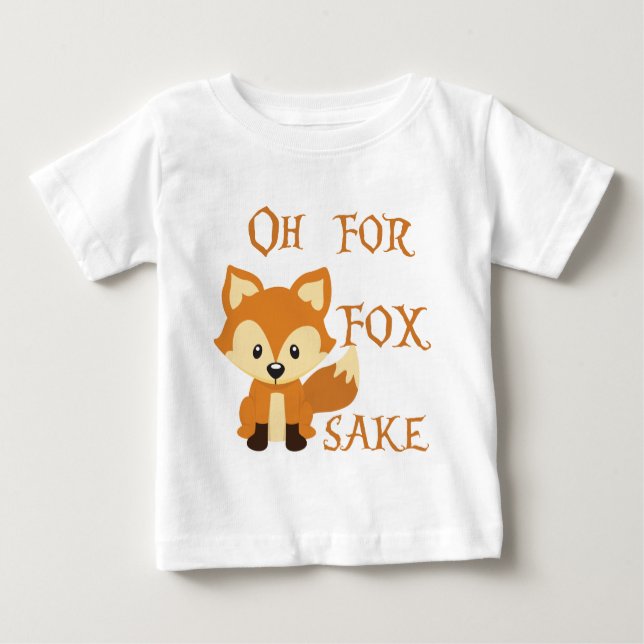 Camiseta De Bebé Oh para el motivo del Fox (Anverso)