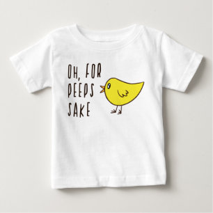 Camiseta De Bebé Oh Por Los Peeps Sake Cuidad Adorable Pastel De Pa