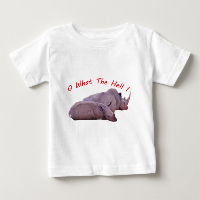 Camiseta De Bebé ¡oh, qué diablos! (Anverso)