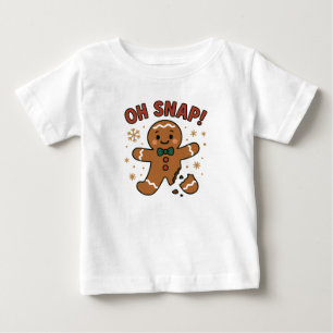 Camiseta De Bebé ¡Oh, sorpresa! Diseño divertido de galleta de jeng