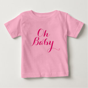 Camiseta De Bebé Oh tutú del bebé