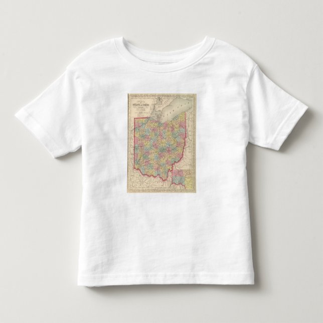 Camiseta De Bebé Ohio 13 (Anverso)