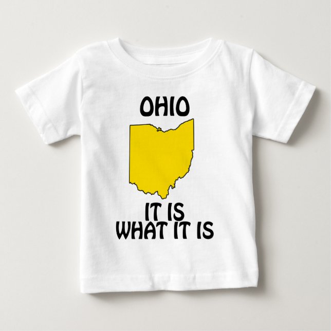 Camiseta De Bebé Ohio - Es lo que es (Anverso)