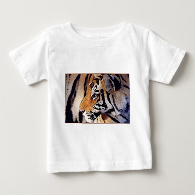 Camiseta De Bebé Ojo de tigre (Anverso)