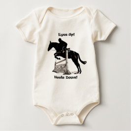 Camiseta De Bebé ¡Ojos Arriba! ¡Calma! Caballo