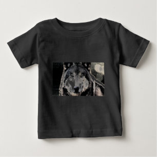 Camiseta De Bebé Ojos de lobo