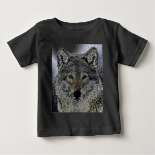 Camiseta De Bebé Ojos de Lobo