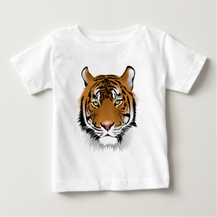 Camiseta De Bebé Ojos de Tigre