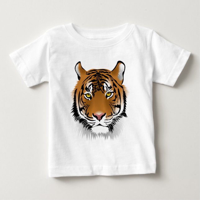 Camiseta De Bebé Ojos de tigre (Anverso)