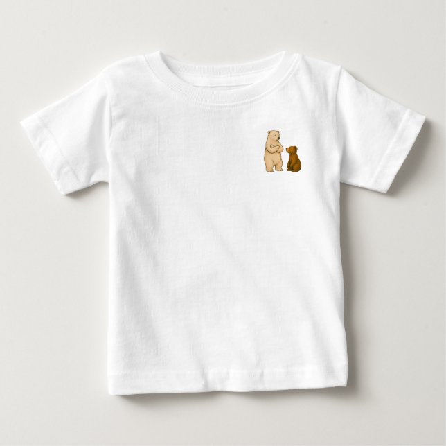 Camiseta De Bebé Ojos pequeños, grandes sueños (Anverso)