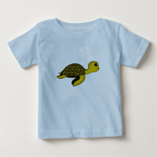 Camiseta De Bebé Okeanous, la tortuga