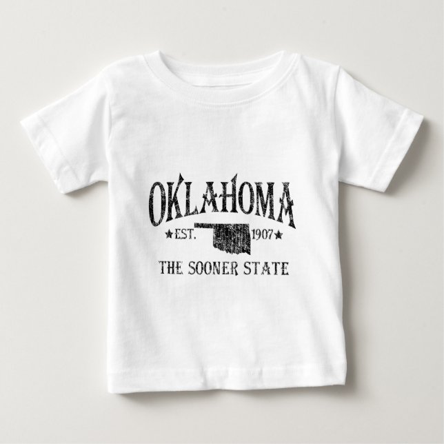 Camiseta De Bebé Oklahoma - El Estado de los Pioneros (Anverso)