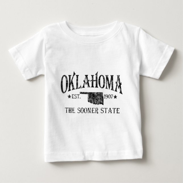 Camiseta De Bebé Oklahoma - El estado más pronto (Anverso)