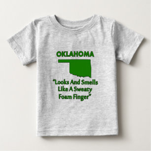 Camiseta De Bebé Oklahoma - Parece y huele como un dedo de espuma