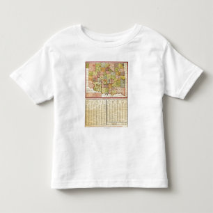 Camiseta De Bebé OklahomaPanoramic MapOklahoma
