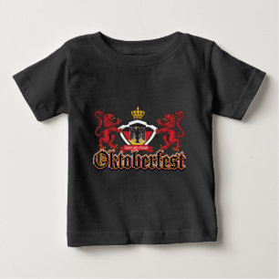 Camiseta De Bebé Oktoberfest 2 leones