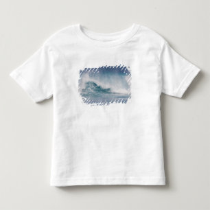 Camiseta De Bebé Ola azul chocando, Maui, Hawái, EE. UU. 3
