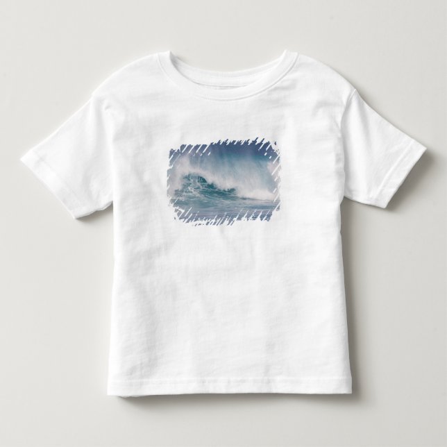 Camiseta De Bebé Ola azul chocando, Maui, Hawái, EE. UU. 3 (Anverso)