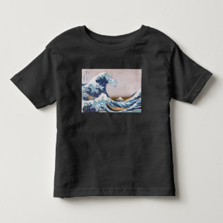 Camiseta De Bebé Ola de tsunami frente a Kanagawa Japón por Hokusai