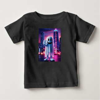 Camiseta De Bebé Ola y Luces Urbanas Ghostly