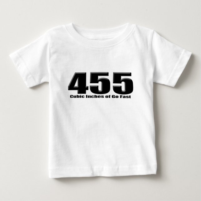 Camiseta De Bebé Oldsmobile 455 va fast.png (Anverso)