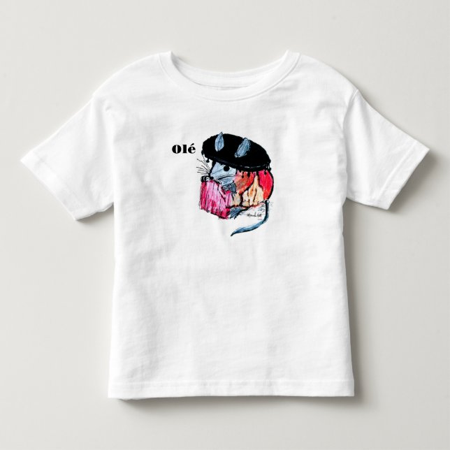 Camiseta De Bebé Ole, ratón Reginald de Miranda Holt (Anverso)
