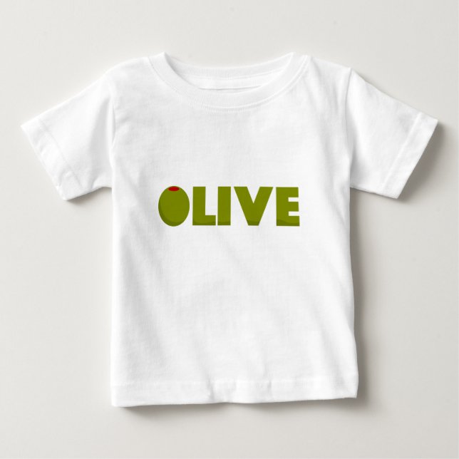 Camiseta De Bebé Oliva (Anverso)
