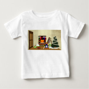 Camiseta De Bebé Oliver Decora para Navidad