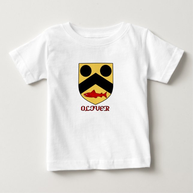 Camiseta De Bebé Oliver Family Shield (Anverso)