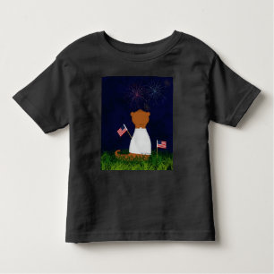 Camiseta De Bebé Oliver The Otter Watching Fireworks