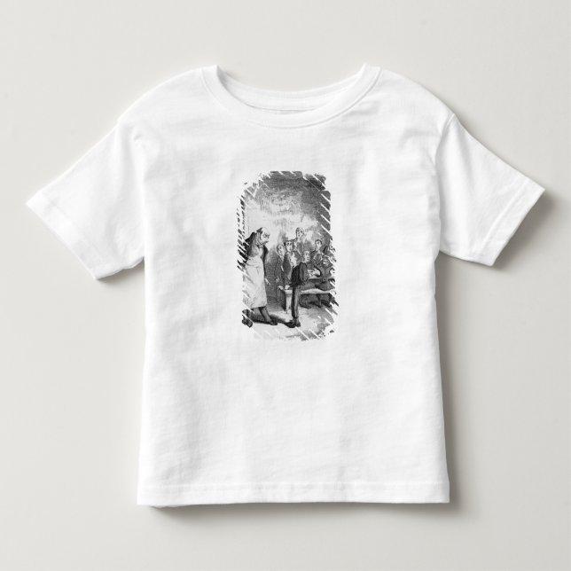 Camiseta De Bebé Oliverio que pide más (Anverso)