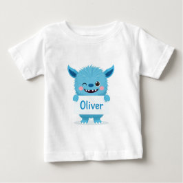 Camiseta De Bebé Oliver's Monster Calling Card