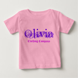 Camiseta De Bebé Olivia Name Clothing Company Baby Shirts