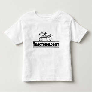 Camiseta De Bebé Ología del tractor RED