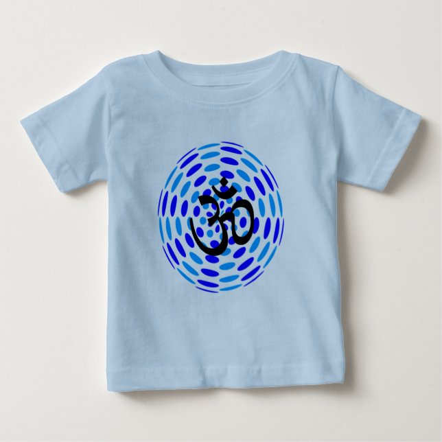 Camiseta De Bebé Om creativo - Ropa de yoga para bebés (Anverso)
