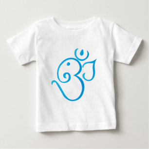 Camiseta De Bebé OM-ganpati-turqoise