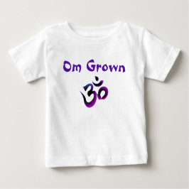 Camiseta De Bebé Om Grown Darple Purple Baby Tee