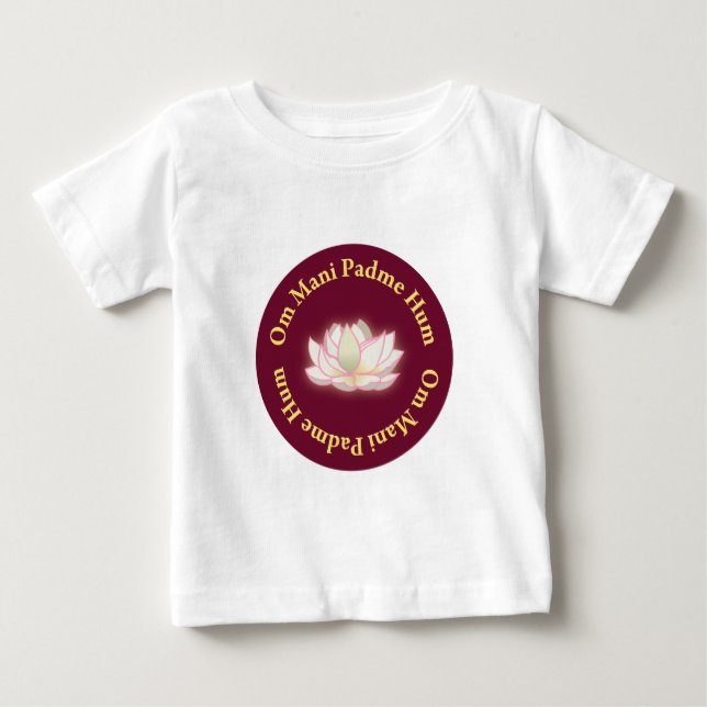 Camiseta De Bebé Om Mani Padme Hum (Anverso)