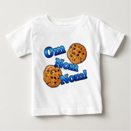 Camiseta De Bebé OM Nom Nom, galletas del amor de Meme