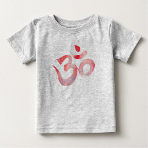 Camiseta De Bebé Om, Waterololor Om Bodysuit