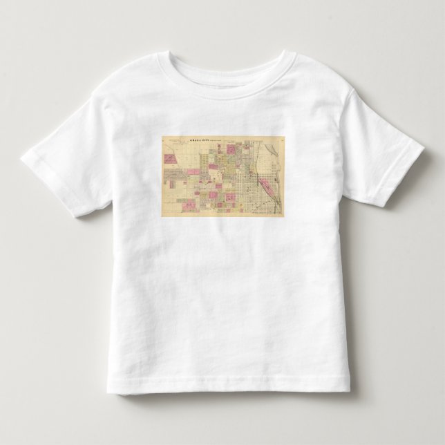 Camiseta De Bebé Omaha central, Nebraska (Anverso)