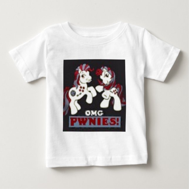 Camiseta De Bebé omgpwnies (Anverso)